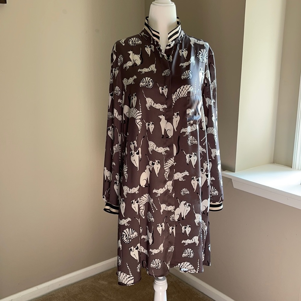 Zara basics A-line Cat dress